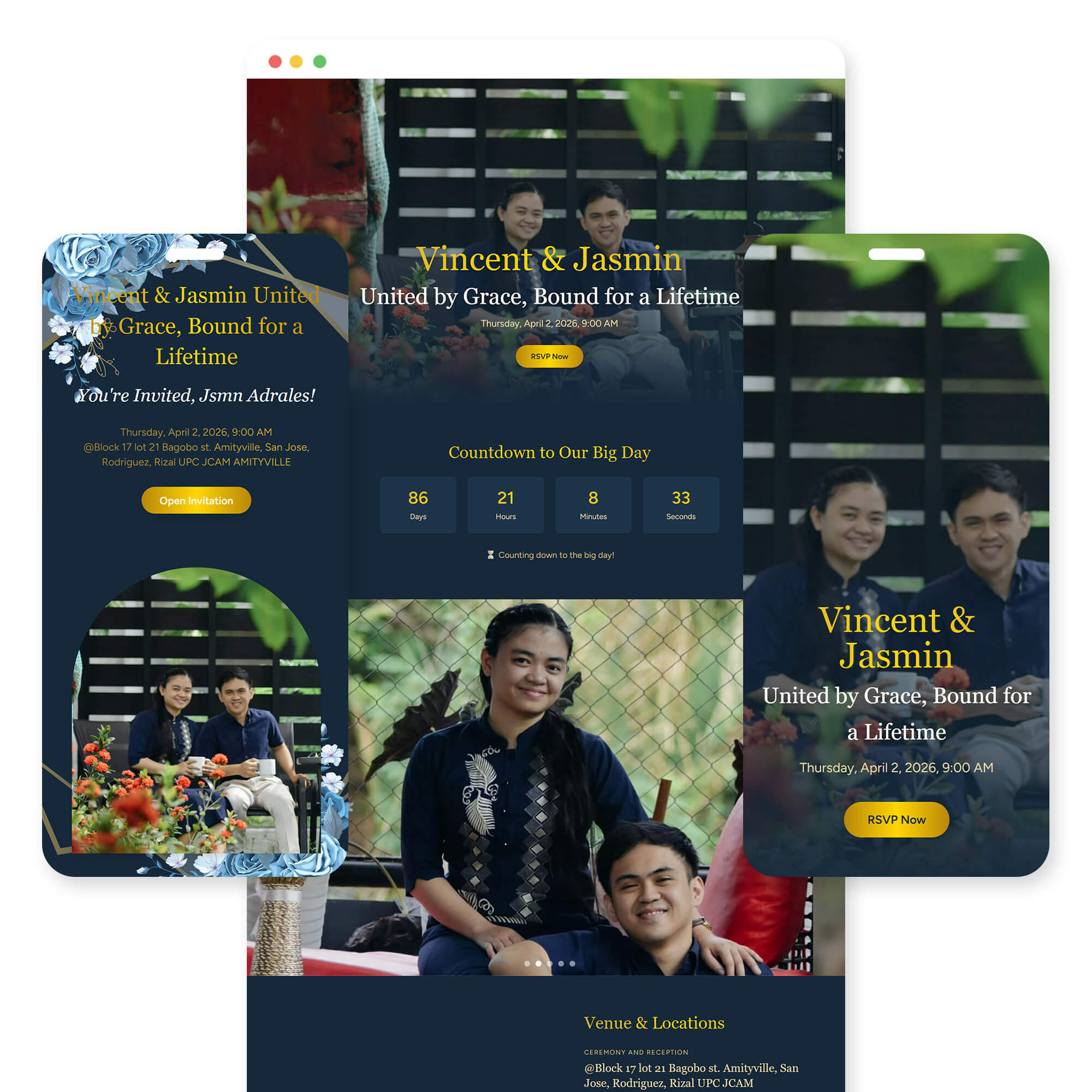 Blue Serenity Template Preview