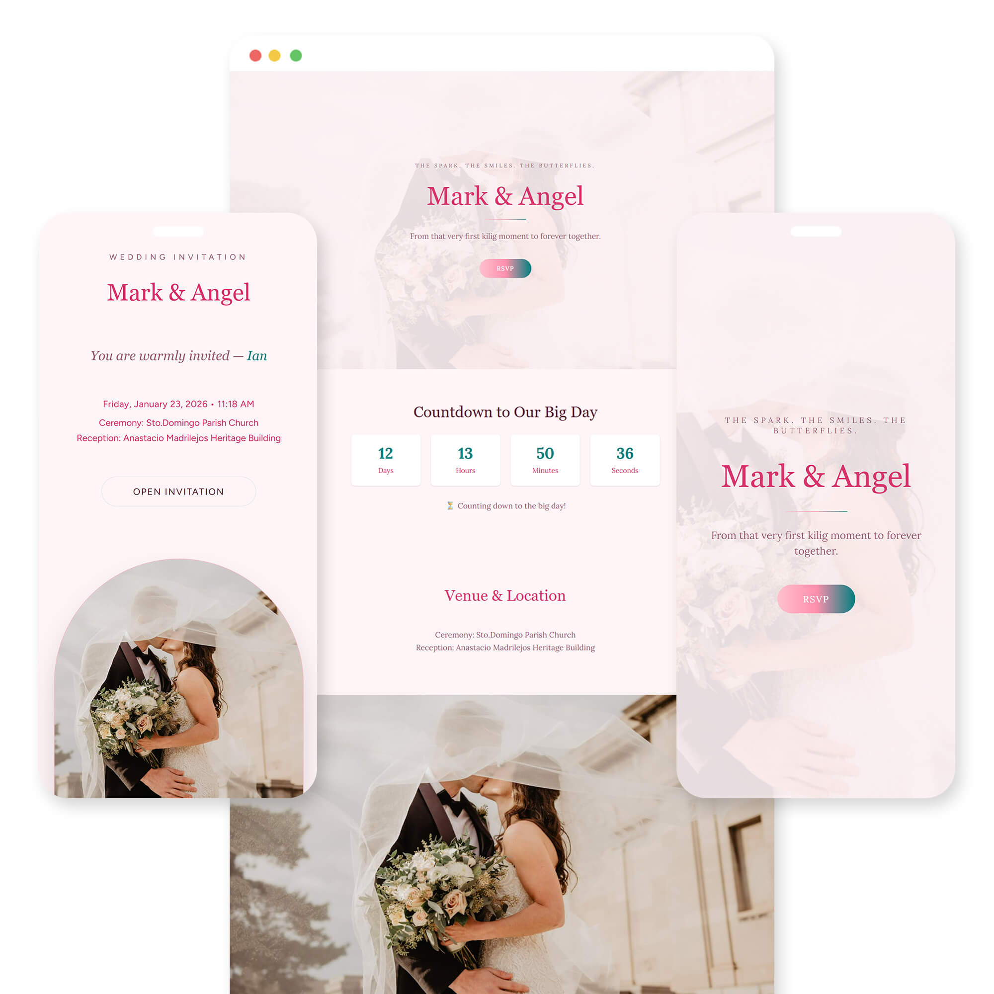 Kilig Template Preview