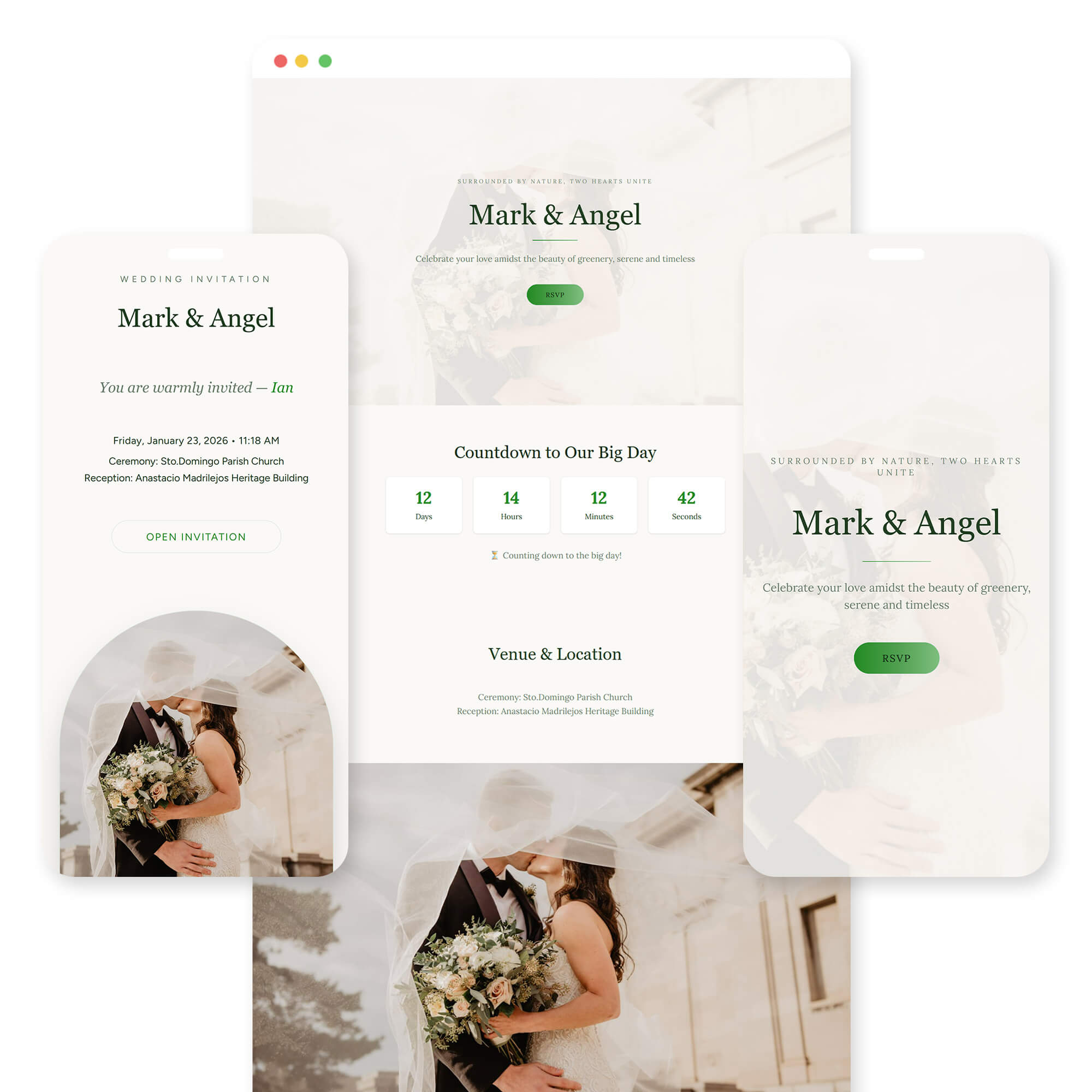 Luntian Template Preview