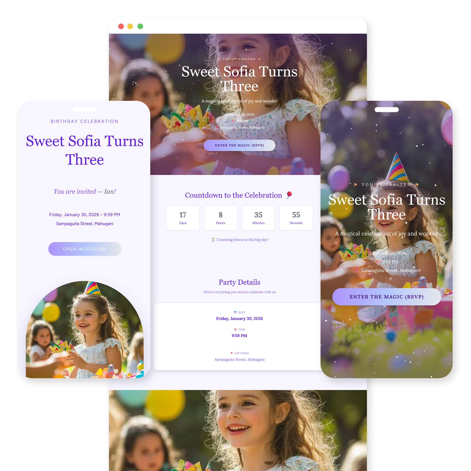 Magical Day Template Preview