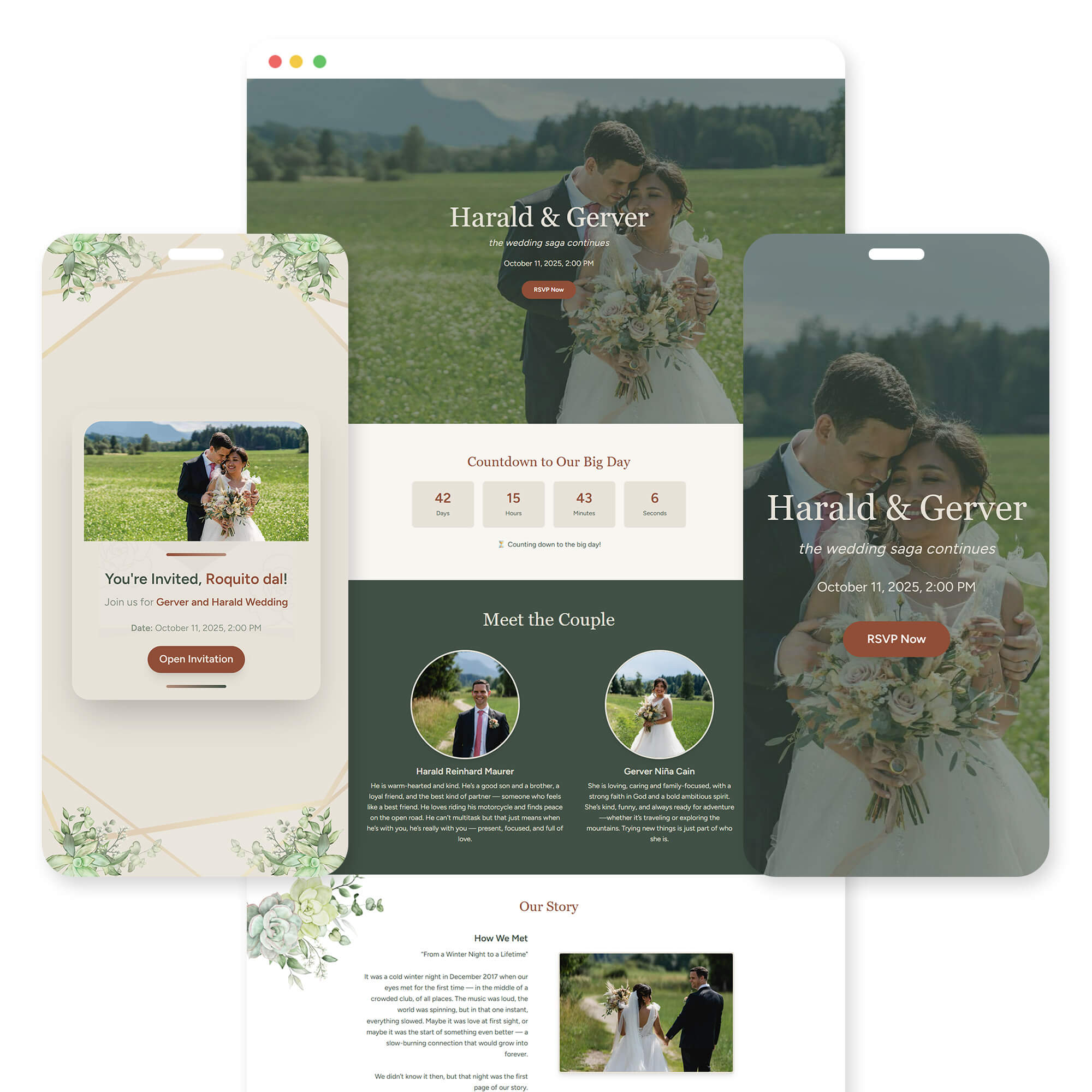 Sage and Wildwood Template Preview