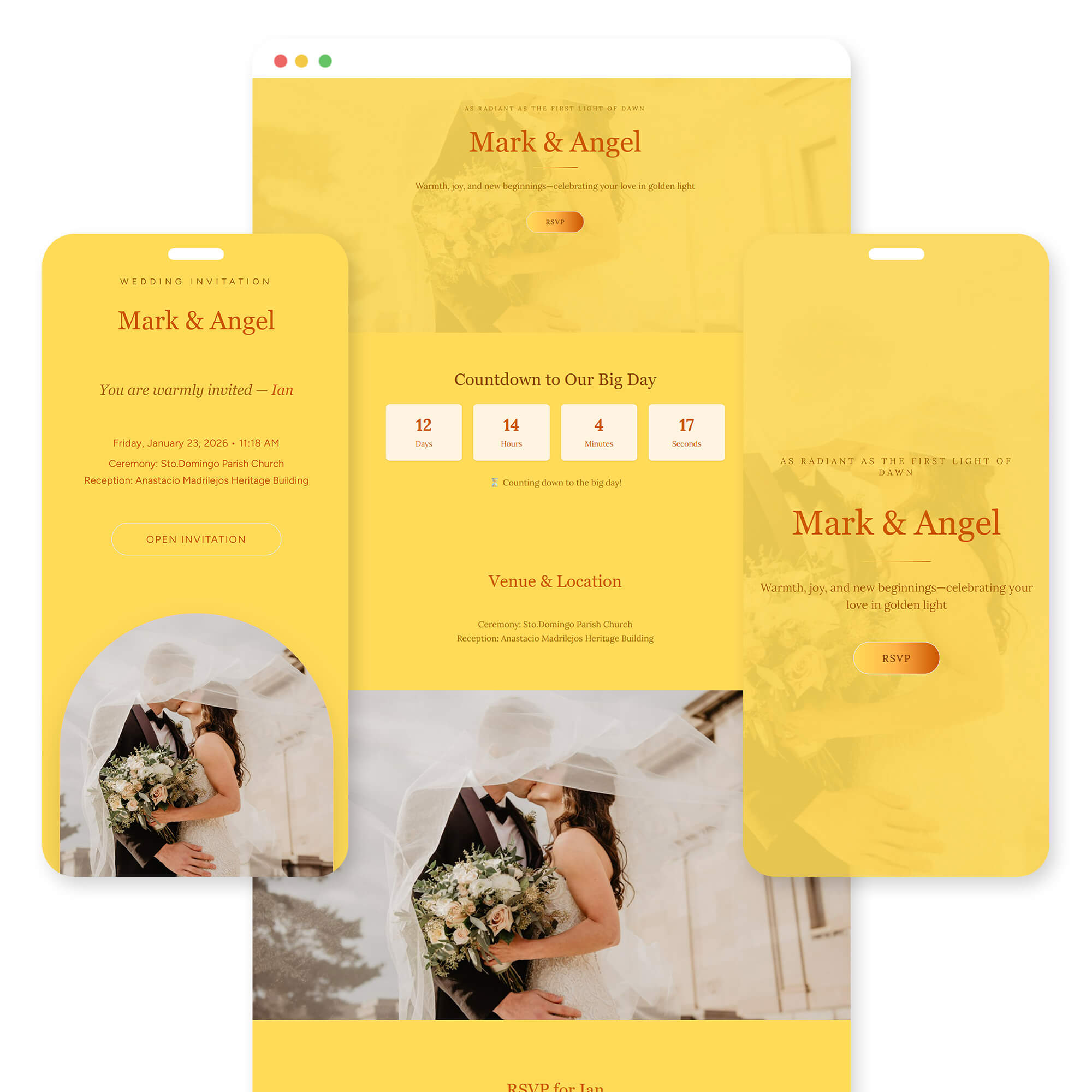 Sinag Template Preview