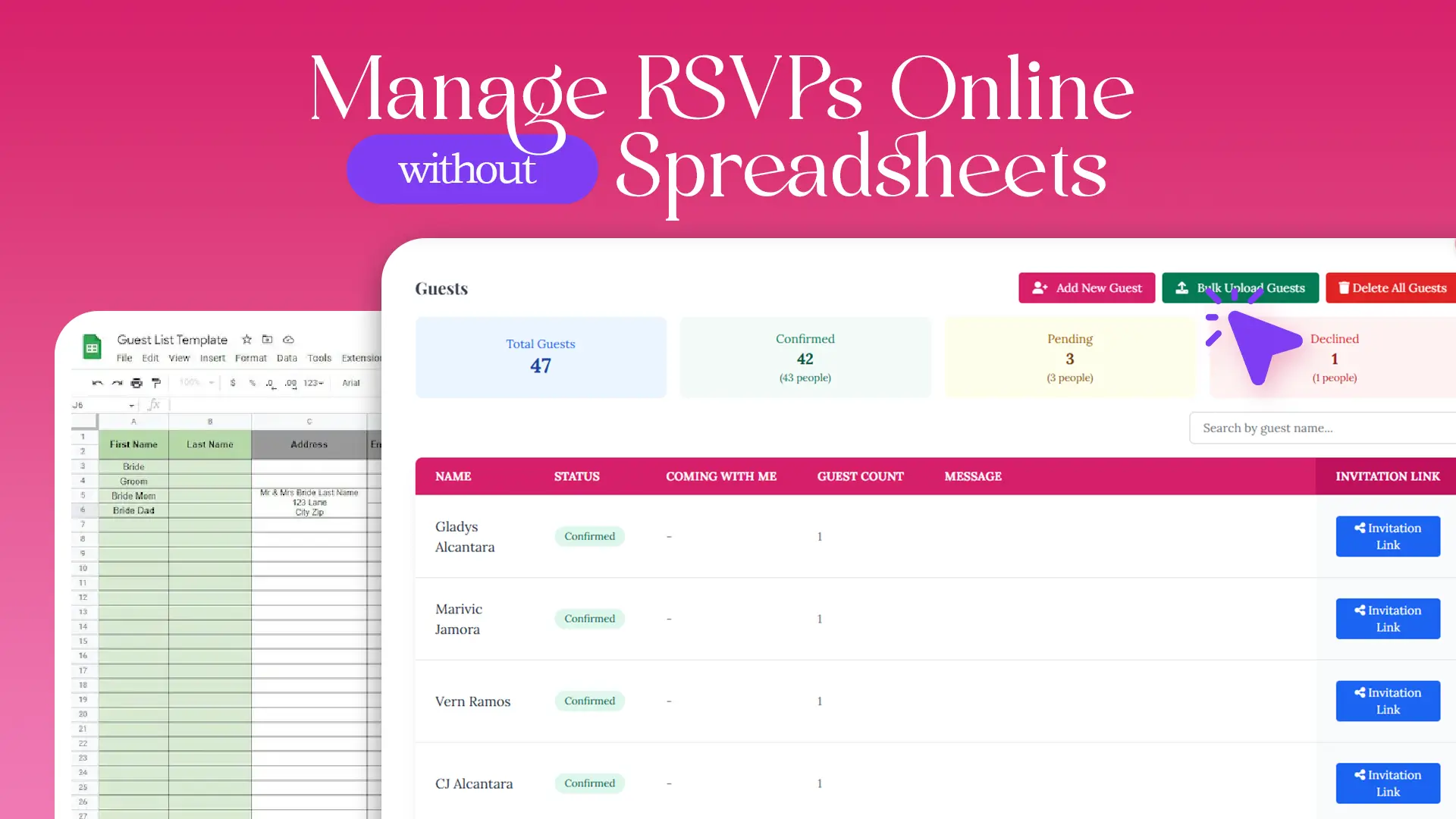 How to Manage RSVPs Online Without Spreadsheets