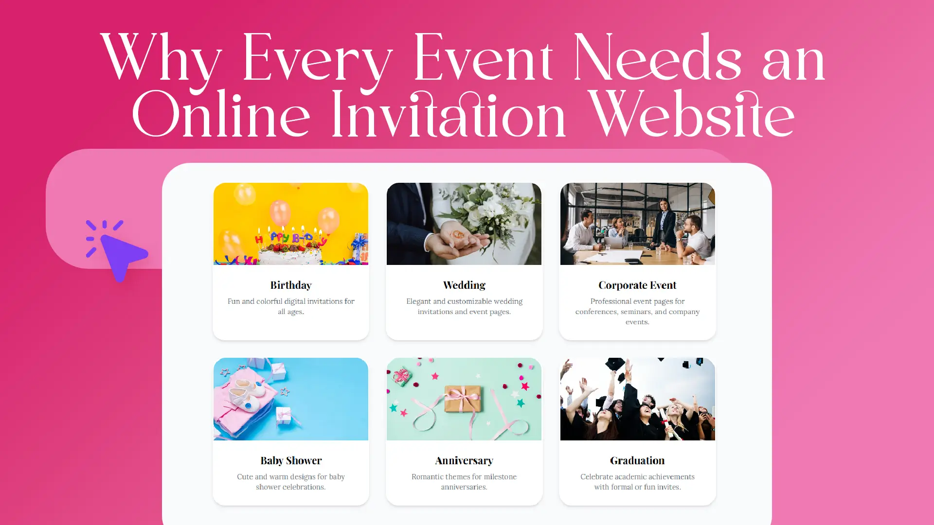 Why Every Event Needs an Online Invitation Website