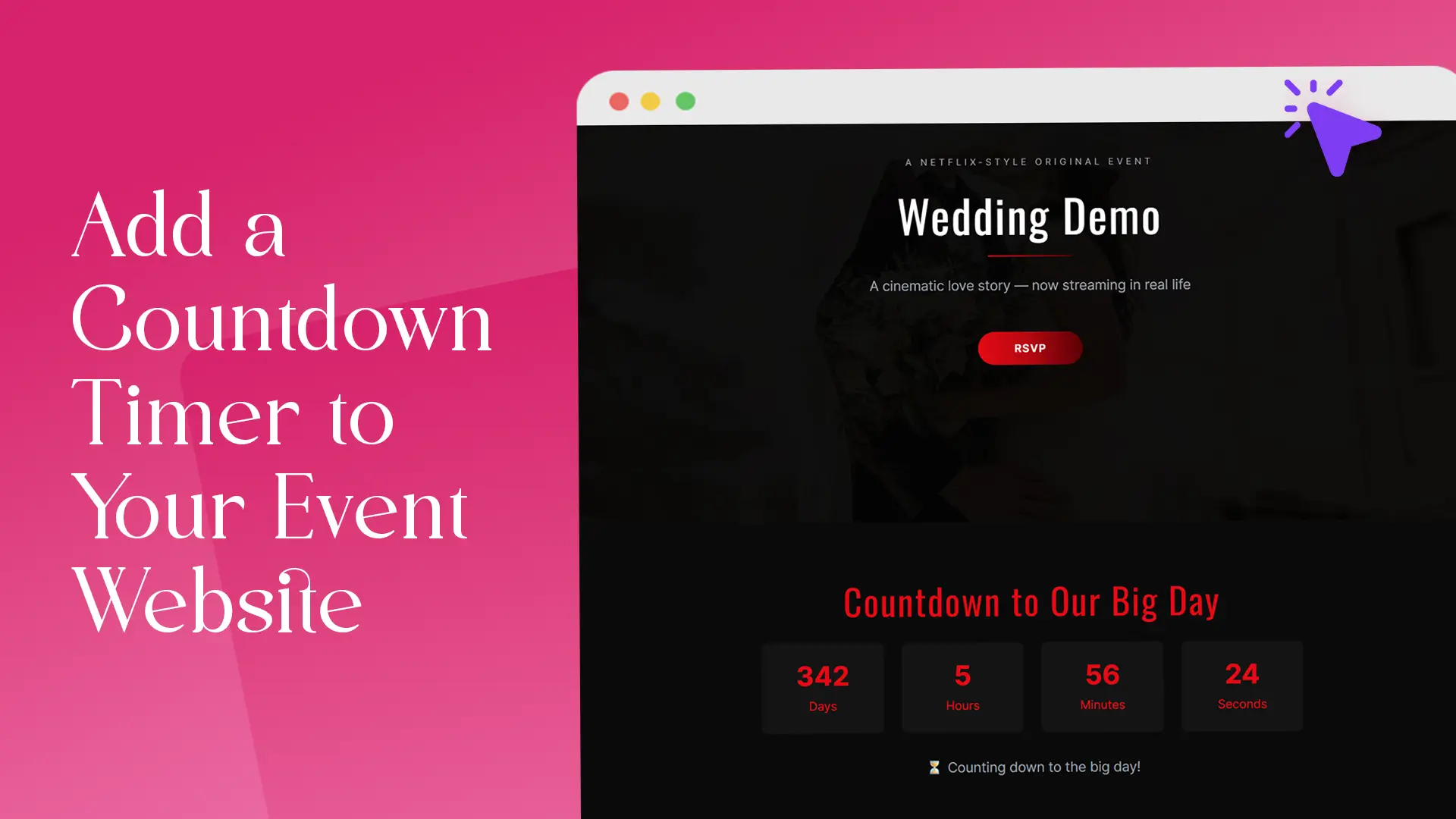 How to Add a Countdown Timer to Your Event Website