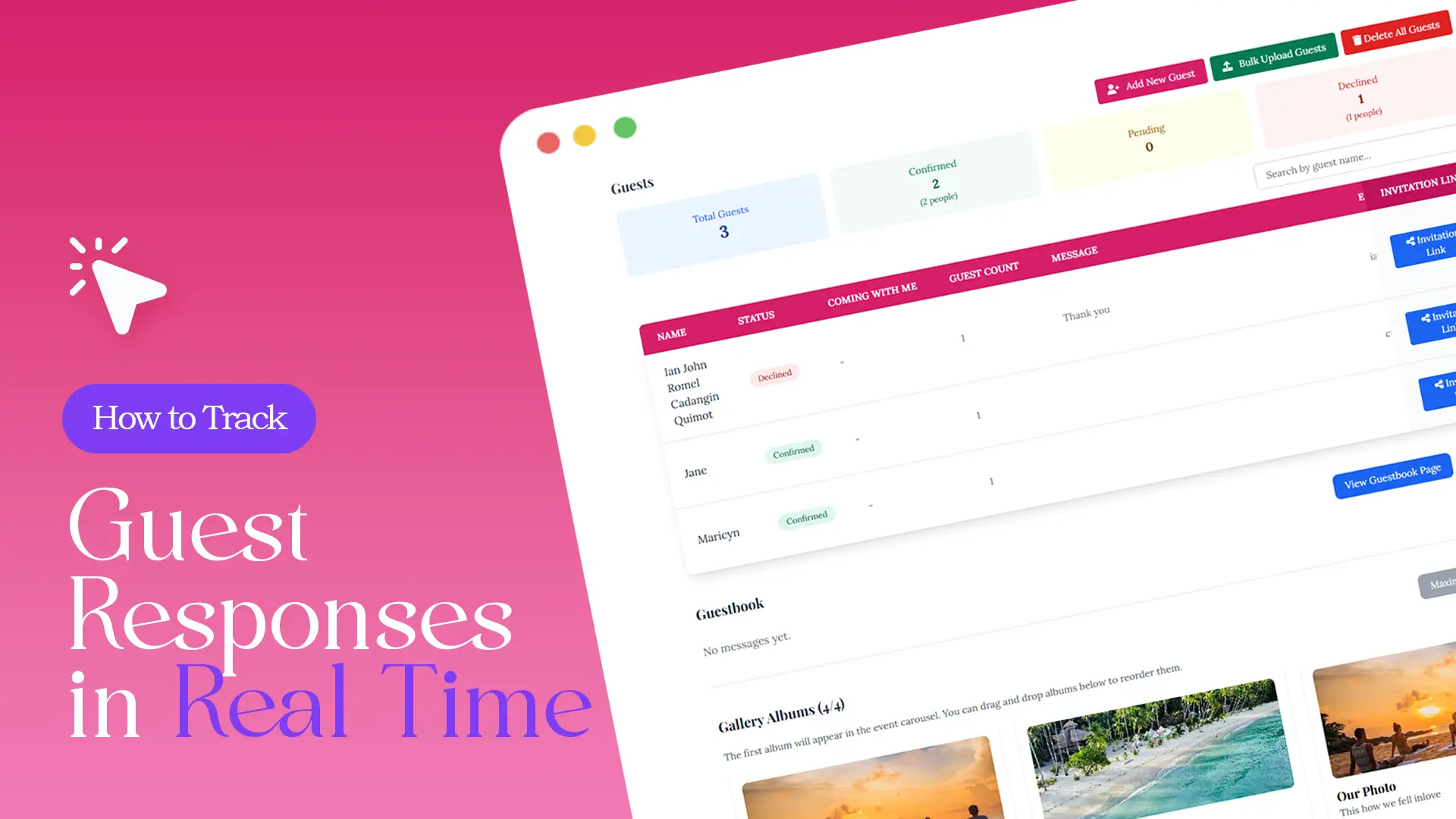 How to Track Guest Responses in Real Time