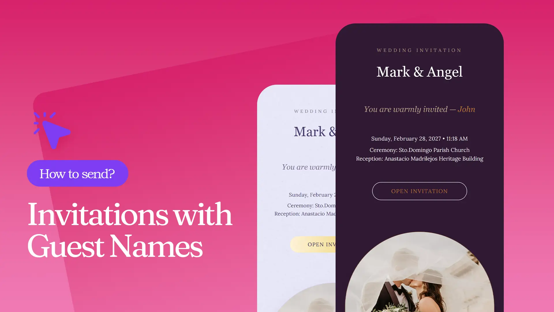 How to Send Invitations with Guest Names Automatically